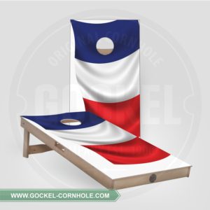 Cornhole Boards - französische Flagge