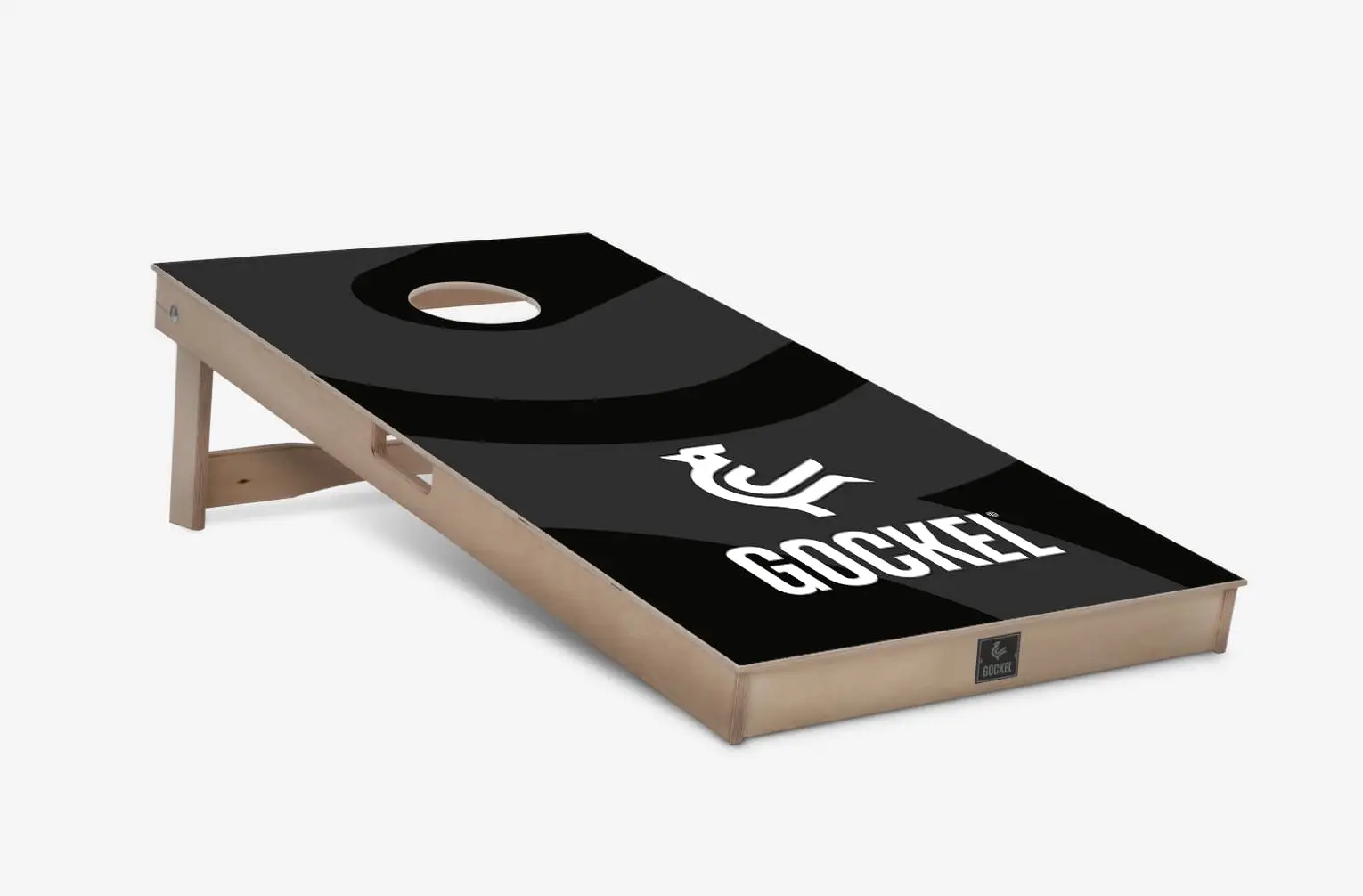 Cornhole-Board mit GOCKEL-Logo