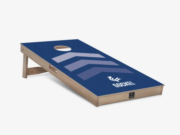 Cornhole Board blaue Pfeile