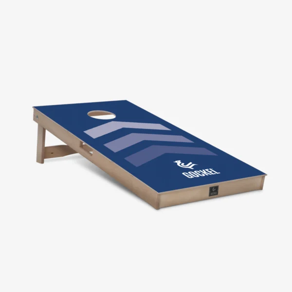 Cornhole Board blaue Pfeile