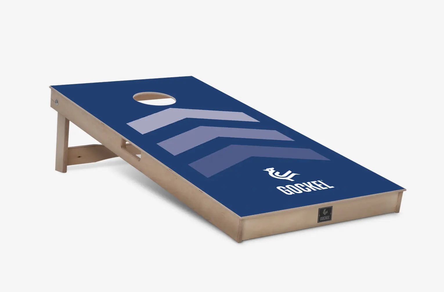 Cornhole Board blaue Pfeile
