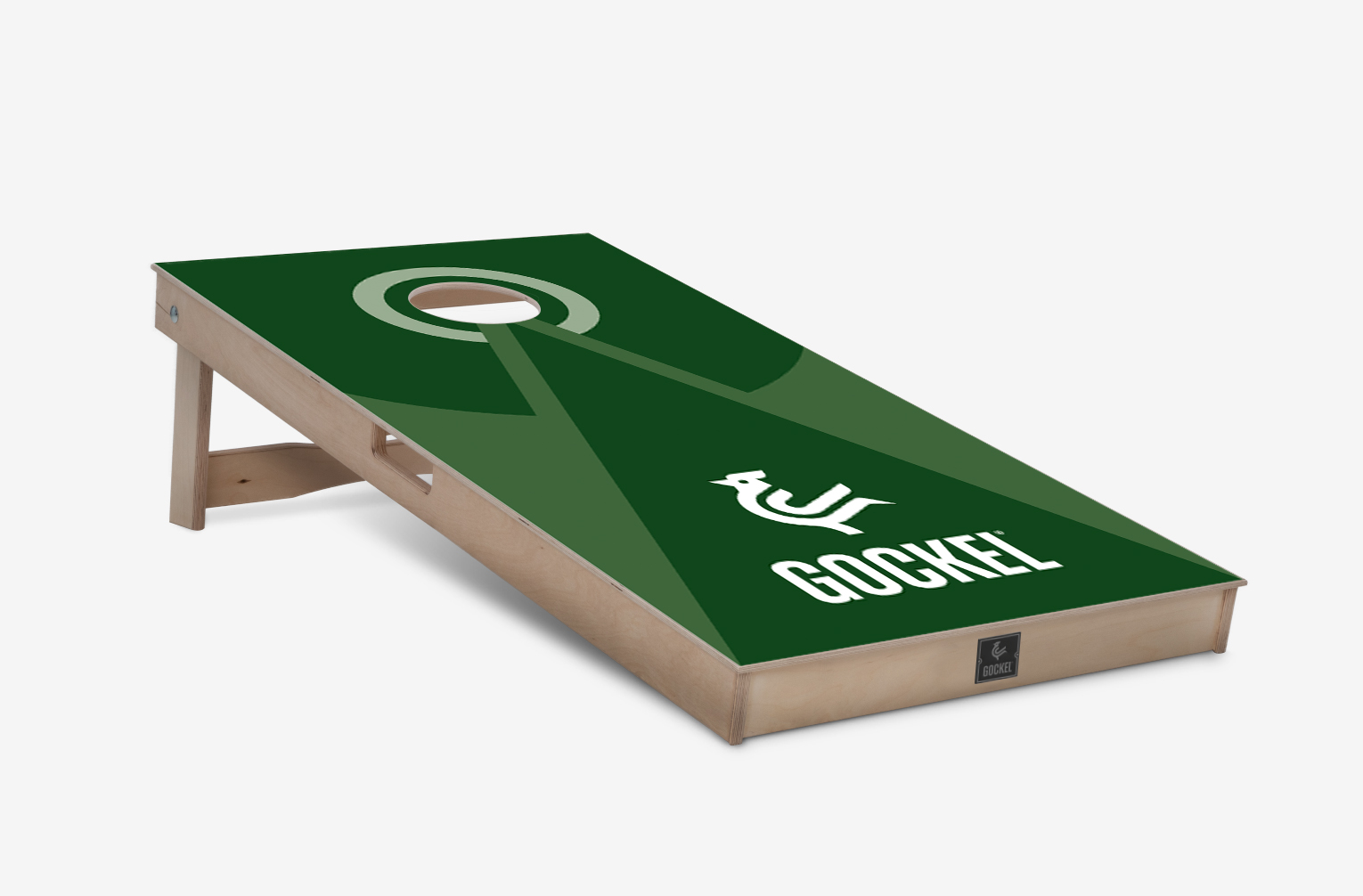 Cornhole Board grüne Pyramide