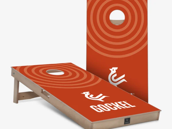 Cornhole Boards orange Kreise