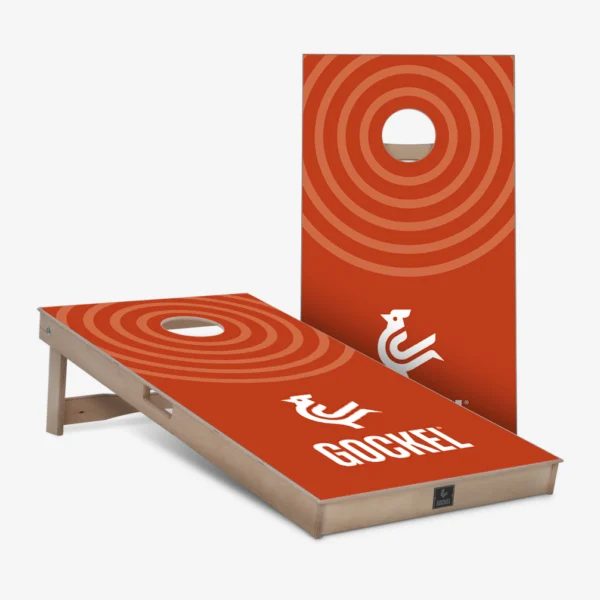 Cornhole Boards orange Kreise